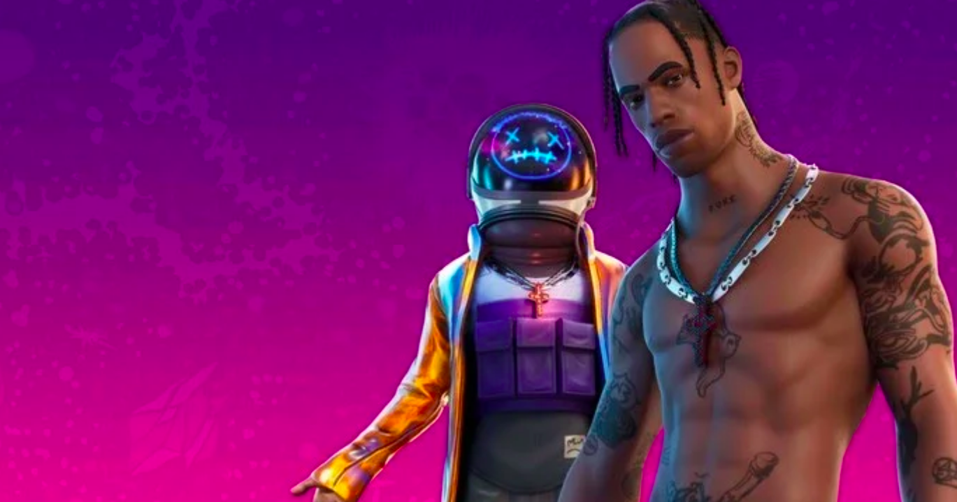 Travis Scott faz show em 'Fortnite' para 14 milhões de fãs